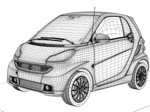smart fourtwo 3D Model