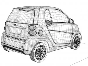 smart fourtwo 3D Model