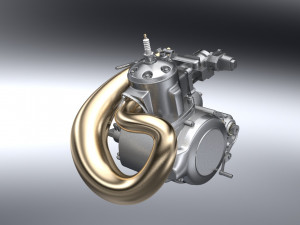 2 stroke engine 3D Model