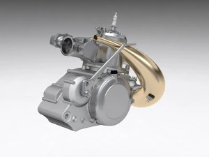2 stroke engine 3D Model