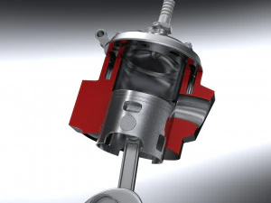2 stroke engine 3D Model