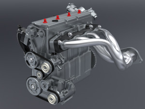 ic inline 4 dohc vvt engine 3D Model