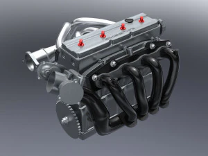 IC-Inline-4-DOHC-VVT-Motor 3D Modell