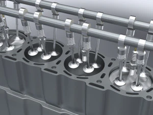 ic inline 4 dohc vvt engine 3D Model