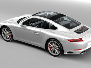 porsche 911 carrera s991 Modèle 3D