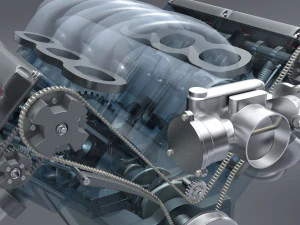v8 dohc vvt engine 3D Model