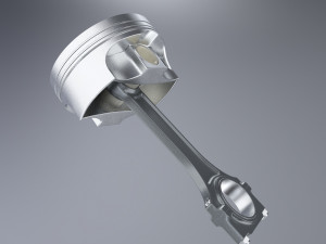 v8 dohc vvt engine 3D 모델