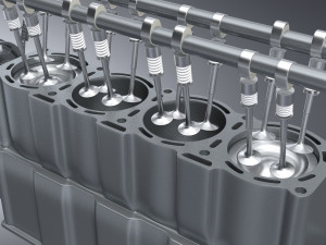 diesel inline 4 dohc vvt engine 3D Model