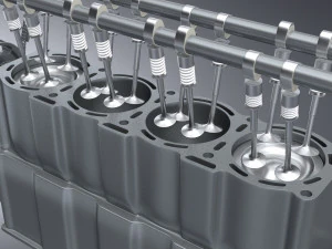 diesel inline 4 dohc vvt engine 3D Model
