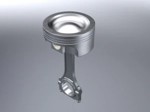 diesel inline 4 dohc vvt engine 3D Model