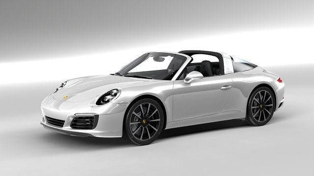 porsche 911 targa 991 Modello 3D .c4d .max .obj .3ds .fbx .stl .blend 
