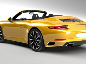 porsche 911 cabriolet 991 3D मॉडल