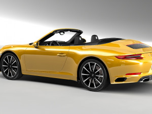porsche 911 cabriolet 991 3D मॉडल
