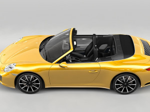 porsche 911 cabriolet 991 3D मॉडल