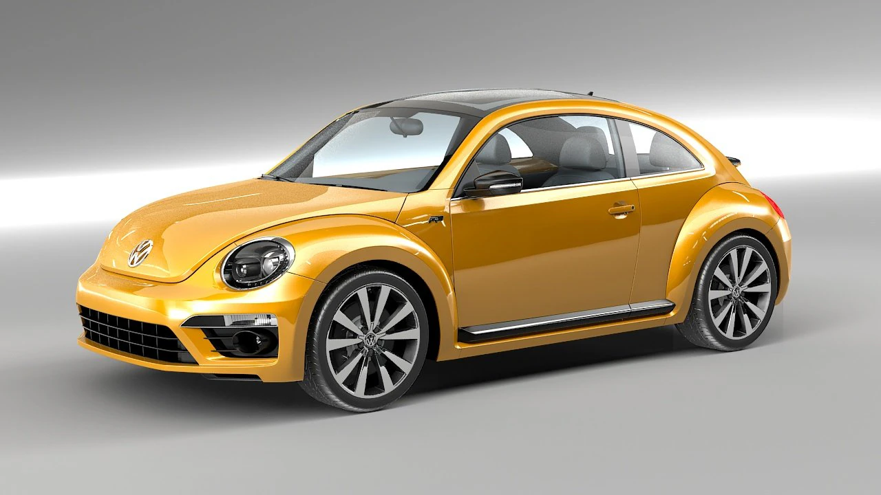 vw beetle turbo 3D Model .c4d .max .obj .3ds .fbx .stl .blend 