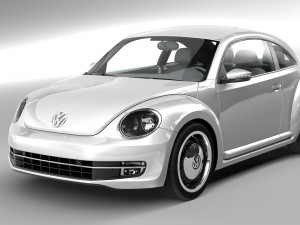 vw beetle Modello 3D