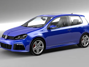 大众高尔夫 r mk vi 型 3D 模型