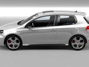 vw golf gti 3D Model