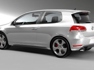 vw golf gti Model 3D