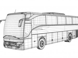 mercedes benz tourismo 4x2 3D Model