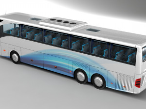 mercedes benz tourismo 6x2 Modello 3D