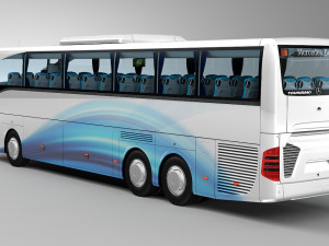 mercedes benz tourismo 6x2 Modello 3D
