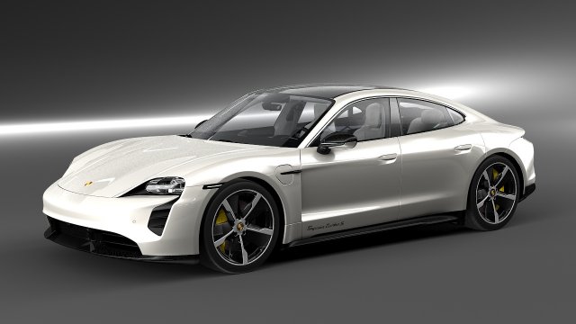 porsche taycan turbo s Model 3D .c4d .max .obj .3ds .fbx .stl .blend