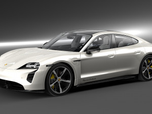 porsche taycan turbo s 3D 모델