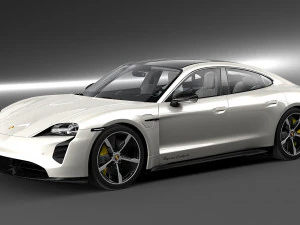 porsche taycan turbo Modelo 3D