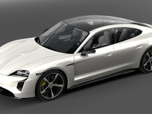 porsche taycan turbo s Modèle 3D