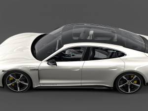 porsche taycan turbo s Modèle 3D