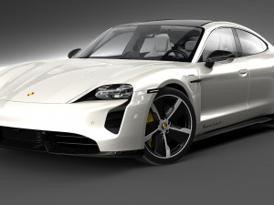 porsche taycan turbo s Modèle 3D