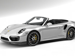 porsche 911 turbo cabriolet Modello 3D