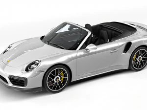 porsche 911 turbo cabriolet 3D Model