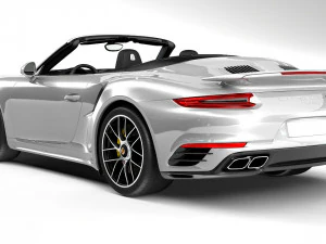 porsche 911 turbo cabriolet 3D Model