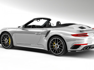 porsche 911 turbo cabriolet 3D 모델