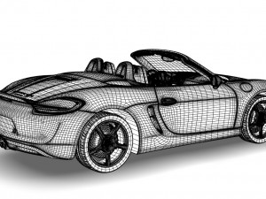 porsche boxster s 3D Модель