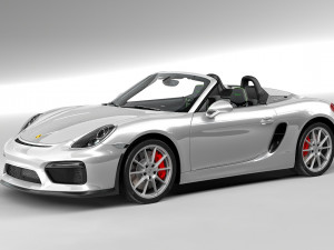 porsche boxster spyder 3Dモデル
