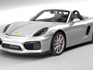 porsche boxster spyder 3Dモデル