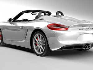 porsche boxster spyder 3Dモデル