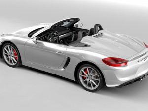 porsche boxster spyder 3Dモデル