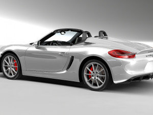 porsche boxster spyder 3Dモデル