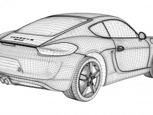 porsche cayman s 3D Model