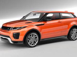 range rover evoque Modello 3D