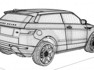 range rover evoque 3D Model