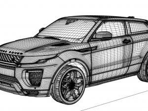 range rover evoque 3D Model