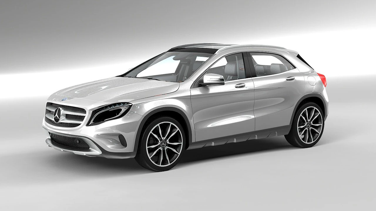 mercedes benz gla 3D Model .c4d .max .obj .3ds .fbx .stl .blend