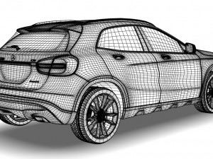 mercedes benz gla 3D Model