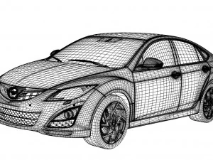 mazda 6 Modelo 3D