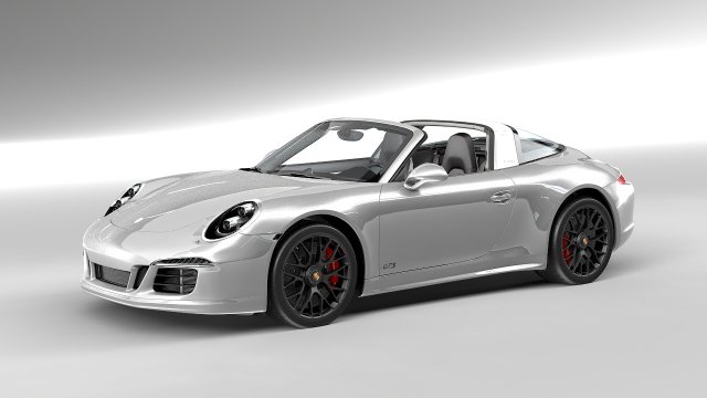 porsche 911 targa gts 991 3D-Modell .c4d .max .obj .3ds .fbx .stl .blend 